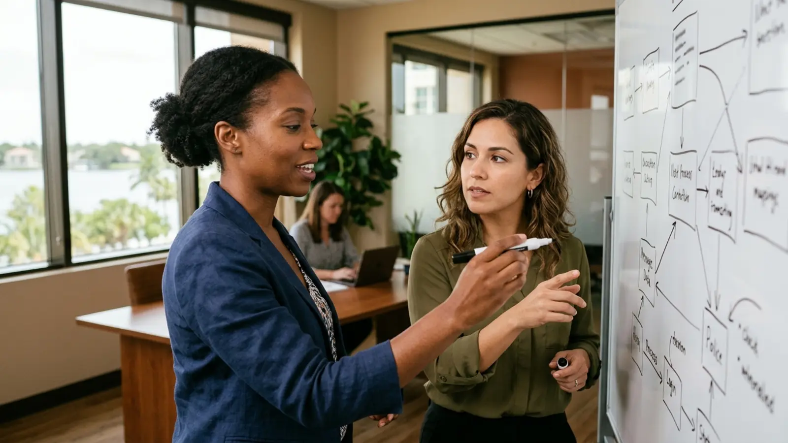 AI consulting strategy session