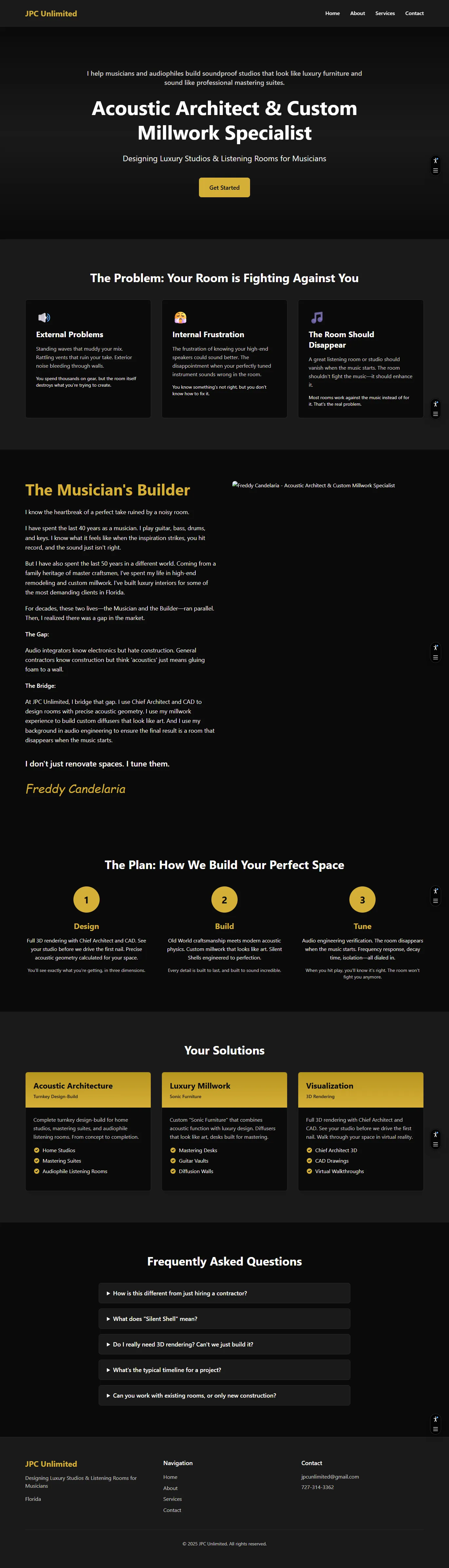 JPC Unlimited website preview