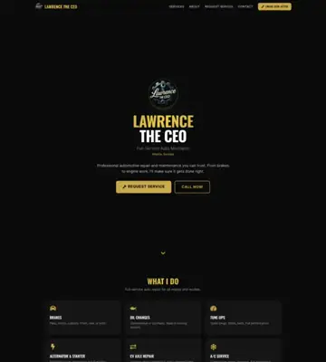 Lawrence The CEO website preview
